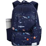 Espiral CLINTON Outer Space Planets Moon Stars Universe Toddler Kid Boys Girls Children's School Bags, School Bags for Boys and Girls With Coin Purse